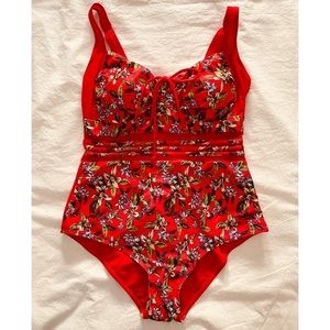 Retro One Piece Swim Suit